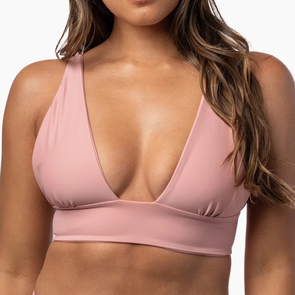 Serei Swim Vana Top in soft pink. Size XL. BNWT